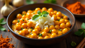 aromatisches kichererbsen