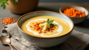 blumenkohlsuppe exotischem