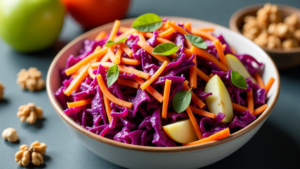 fitness rotkohl salat