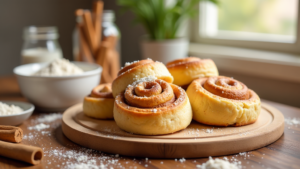 fluffige zimtschnecken