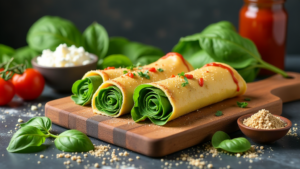 k stliche spinat ricotta r llchen