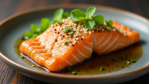knuspriges sesam wasabi panade