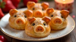 neujahrs schweineohren bl tterteig