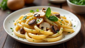 one pot pasta champignon sauce