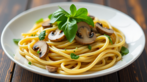 pasta rezept champignon sauce