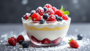 schneegest ber weihnachtsdessert
