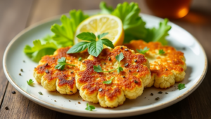 veganes blumenkohl sellerie schnitzel