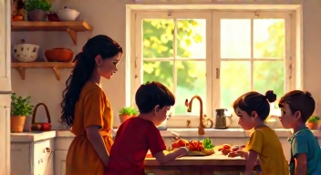 Familienküche: Wo der Spaß verweilt 