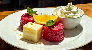 Desserts, Snacks und Fingerfood