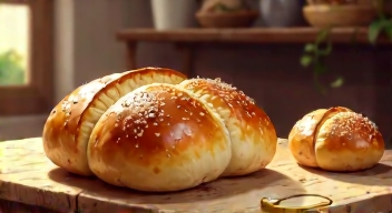Brot und Brötchen: Die Kreise des kulinarischen Plans