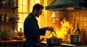 Kochen zwischen Chaos und Genuss: Eine satirische Rezeptsuche