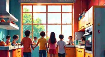 Kochen, Rezepte und Kinder – Chaos in der Küche der 90er!