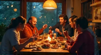 Soziale Aspekte des Raclette-Essens (6/10)