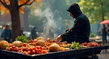 Soziale Dynamik beim Raclette-Essen (6/10)